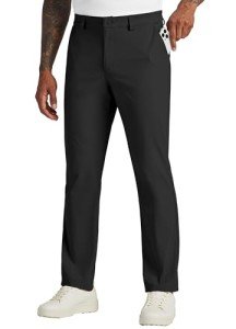 Men's Quick-Dry Stretch Golf Pants - Black