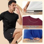 Men's Black Dry Fit Workout T-Shirts