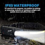 Rechargeable Motion Sensor Headlamp with Wide Beam