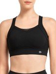 Yvette High Support Racerback Sports Bra - Black