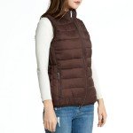 All In Motion Women's Lightweight Brown Puffer Vest