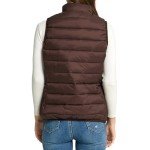 All In Motion Women's Lightweight Brown Puffer Vest