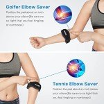 Comfortable Tennis Elbow Brace 2-Pack for Relief