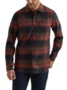 Lee Men's All-Purpose Long Sleeve Shirt - Sweet Maple Plaid