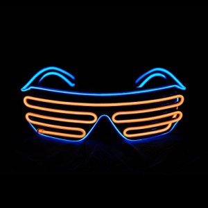 Neon LED Flashing Rave Glasses for Parties