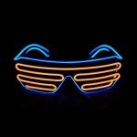 Neon LED Flashing Rave Glasses for Parties