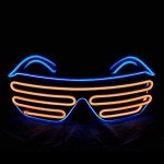 Neon LED Flashing Rave Glasses for Parties