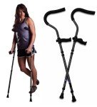 Foldable Ergonomic Pro Crutches with Spring Assist