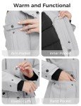Wantdo Women's Thick Quilted Puffer Coat - Gray