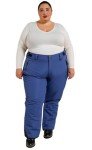 Plus Size Women’s Snow Ski Pants - Robin Blue