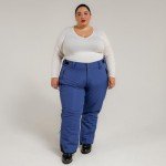 Plus Size Women’s Snow Ski Pants - Robin Blue