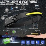 Rechargeable LED Headlamp 8 Pack for Outdoor Adventures