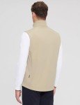 Men's Water-Resistant Fleece Golf Vest - Khaki