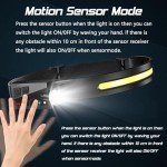 Rechargeable LED Headlamp 8 Pack for Outdoor Adventures