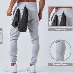 Slim-Fit Men's Workout Joggers with Zipper Pockets