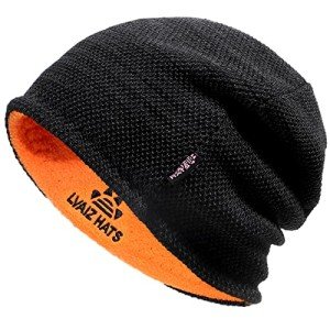 Men’s Reversible Winter Beanie Hat - Warm & Windproof