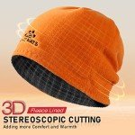 Men’s Reversible Winter Beanie Hat - Warm & Windproof