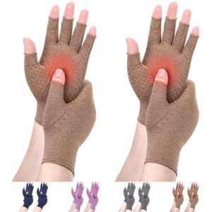 Fingerless Compression Gloves for Arthritis Relief