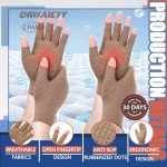 Fingerless Compression Gloves for Arthritis Relief