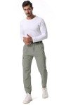 Men's Lightweight Cargo Joggers with 6 Pockets