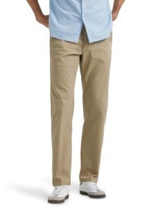 Lee Men's Extreme Motion Straight Leg Khaki Pants