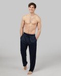 Men's Navy Sleep Pants - Moisture Wicking & Stretchy