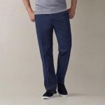 Lee Men's Navy Active Straight-Leg Pants, 36W x 34L