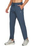 NORTHYARD Men's Lightweight Athletic Joggers with Zipper Pockets