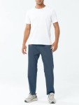 NORTHYARD Men's Lightweight Athletic Joggers with Zipper Pockets