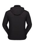 Men's Softshell Jacket with Removable Hood - Black