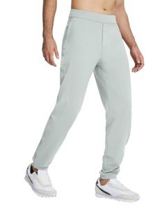 Men's Stretch Golf Joggers with Pockets - Grey