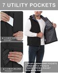 Men's Lightweight Hooded Softshell Vest for Activewear