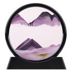 3D Liquid Motion Sand Art Display - Purple