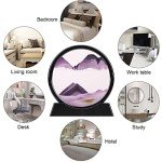 3D Liquid Motion Sand Art Display - Purple