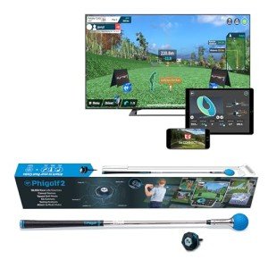 Phigolf2 Golf Simulator with Swing Stick & App