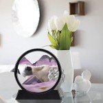 3D Liquid Motion Sand Art Display - Purple