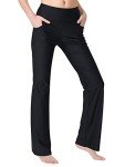 Zeronic High-Waisted Bootcut Yoga Pants with Pockets