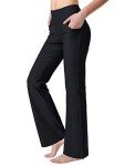 Zeronic High-Waisted Bootcut Yoga Pants with Pockets