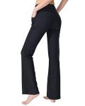 Zeronic High-Waisted Bootcut Yoga Pants with Pockets