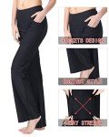 Zeronic High-Waisted Bootcut Yoga Pants with Pockets
