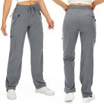 Women's Quick-Dry Hiking Cargo Pants with Pockets
