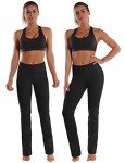 Women's Straight Leg Yoga Pants with Tummy Control