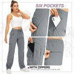 Women's Quick-Dry Hiking Cargo Pants with Pockets