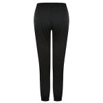 Black High-Waisted Baggy Sweatpants for Teens