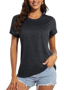 Women's Ultra Breathable Crew Neck Fitness T-Shirts