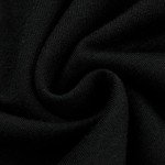 Black High-Waisted Baggy Sweatpants for Teens