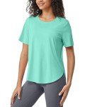 Women’s Moisture-Wicking Short Sleeve Workout Tops