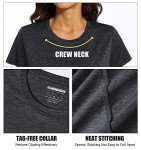 Women's Ultra Breathable Crew Neck Fitness T-Shirts