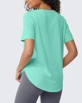 Women’s Moisture-Wicking Short Sleeve Workout Tops