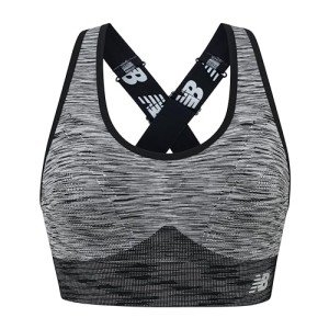 New Balance Women's Black Seamless Activewear Top